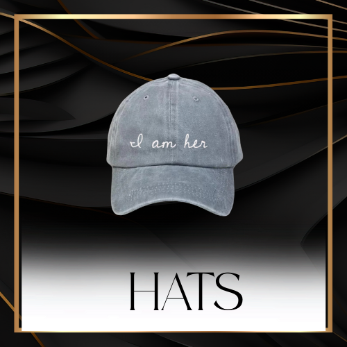 I Am Her Cursive Hat